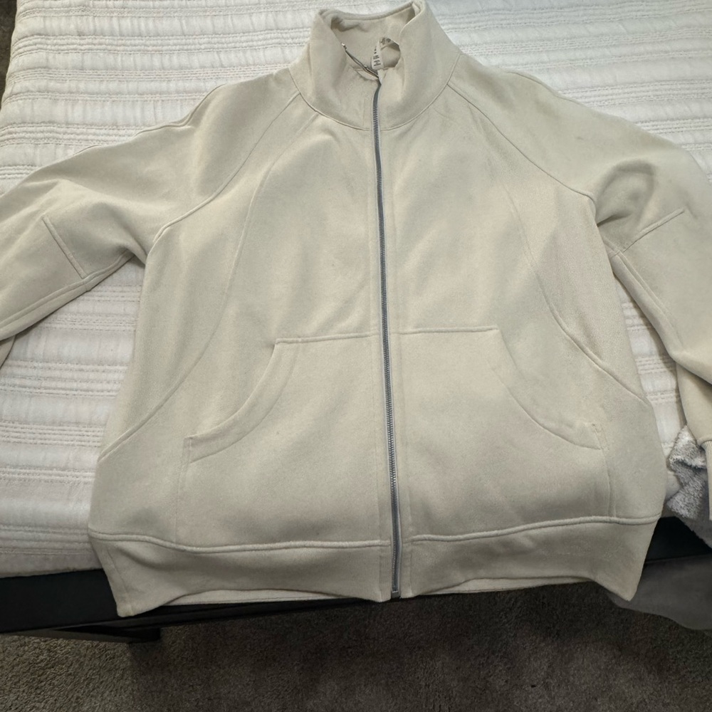 LULULEMON oversized funnel neck full zip scuba